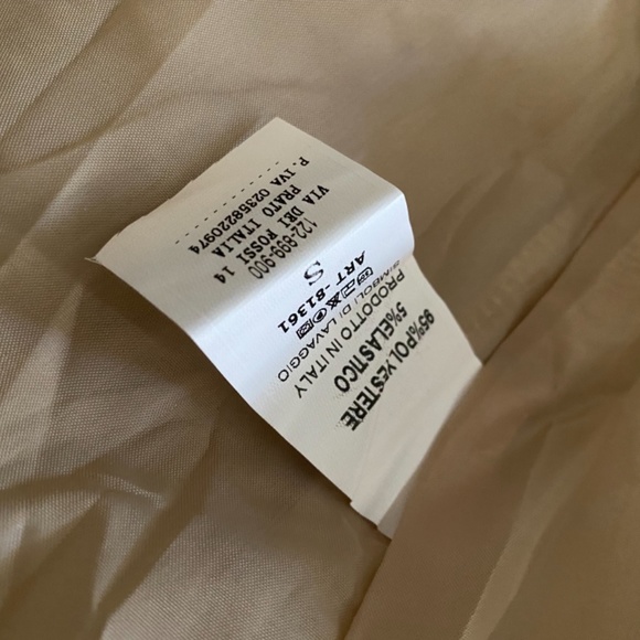 New Collection long blazer with puff shoulders - Picture 2 of 4